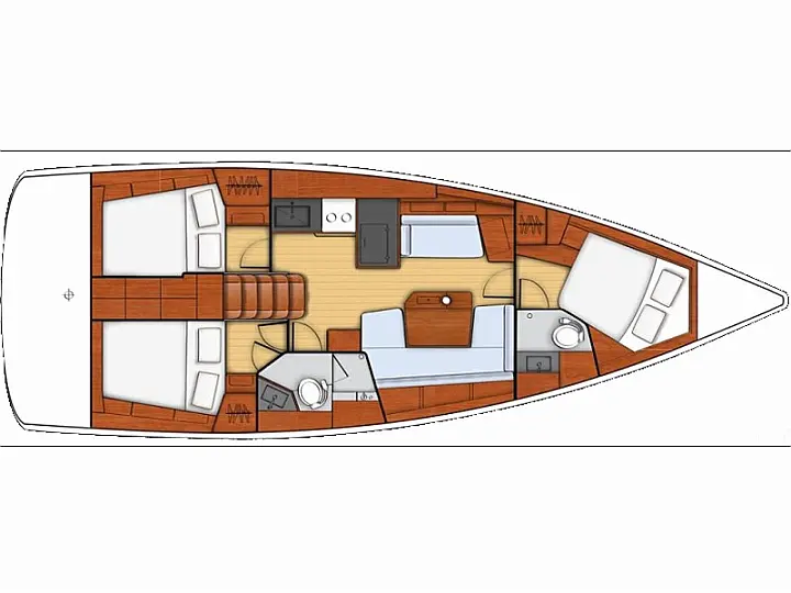 Oceanis 41.1 /3cab (ID=418) - фото 2