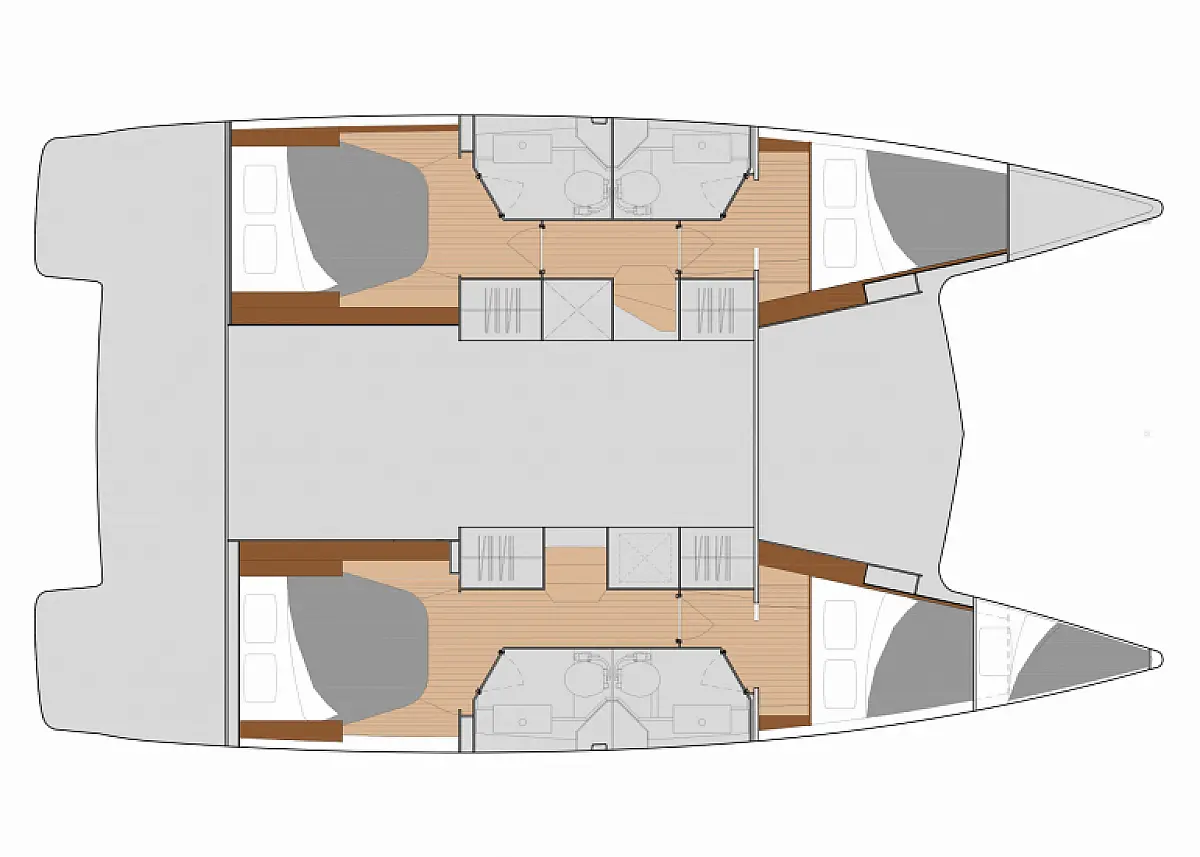 Isla 40 (A/C & Watermaker & Generator - 4+1 Cabins/4 Heads) (ID=7982) - фото 11