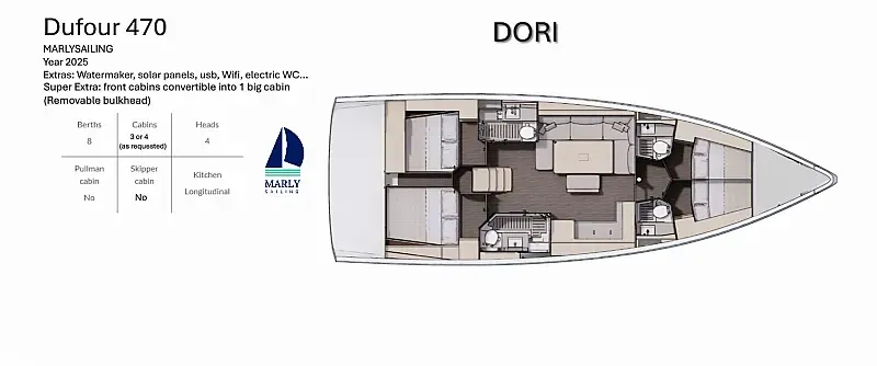 Dufour 470 (ID=14435) - фото 9