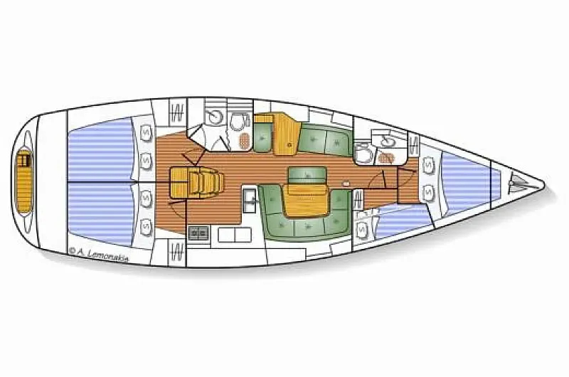 Sun Odyssey 43 (ID=18307) - фото 2