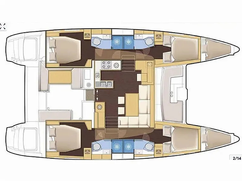 Lagoon 450 Fly (ID=1901) - фото 2