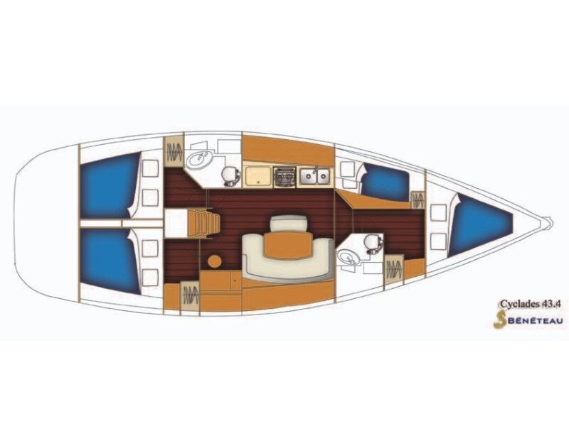 Cyclades 43.4 (ID=3341) - фото 2