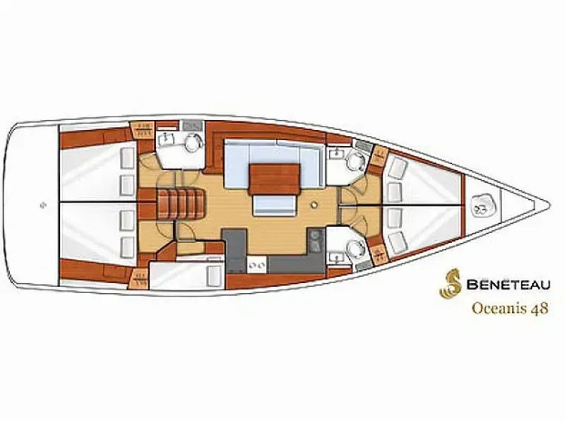 Oceanis 48 (ID=9999) - фото 2